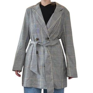 Plaid Blazer Jacket